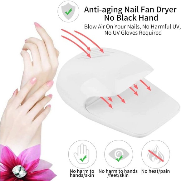 NEW Nail Dryer New in Box Drying Fan for Manicures and Pedicures NIB Mani & Pedi - Picture 4 of 9